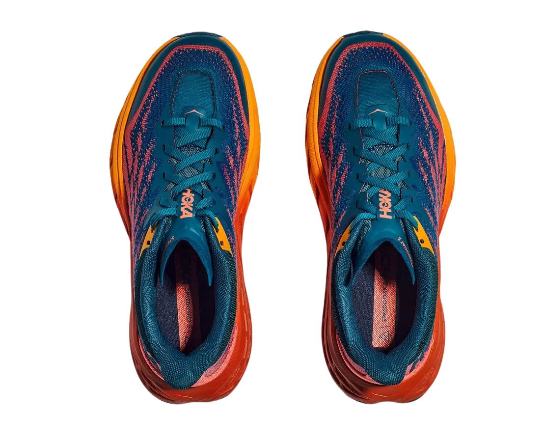 ☆HOKA☆ Women's Speedgoat 5 Sky Blue Purple 1123158SONS 112 Women's Hoka Speedgoat 5 | Marathon Sports